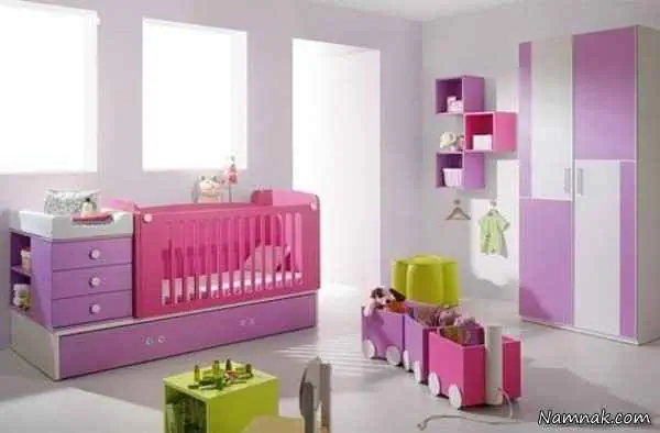 دکوراسیون مدرن اتاق کودک دکوراسیون اتاق نوزاد